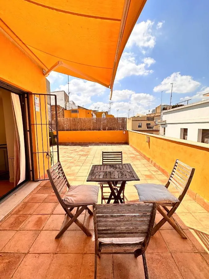 Penthouse Near Cathedral Private Rooftop Private Parking Apartment Seville