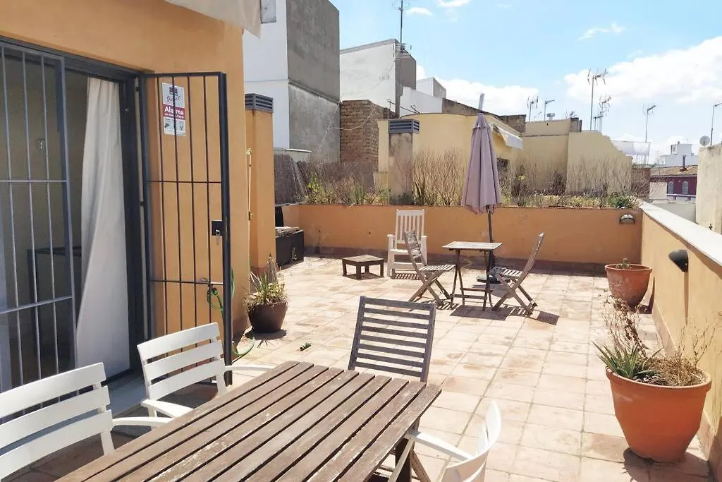 Penthouse Near Cathedral Private Rooftop Private Parking Seville Apartment
